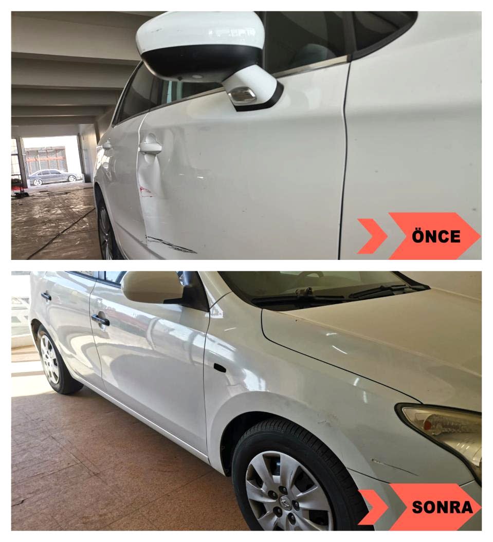 Hyundai İ20 Sağ Ön Kapı Boyasız Onarım